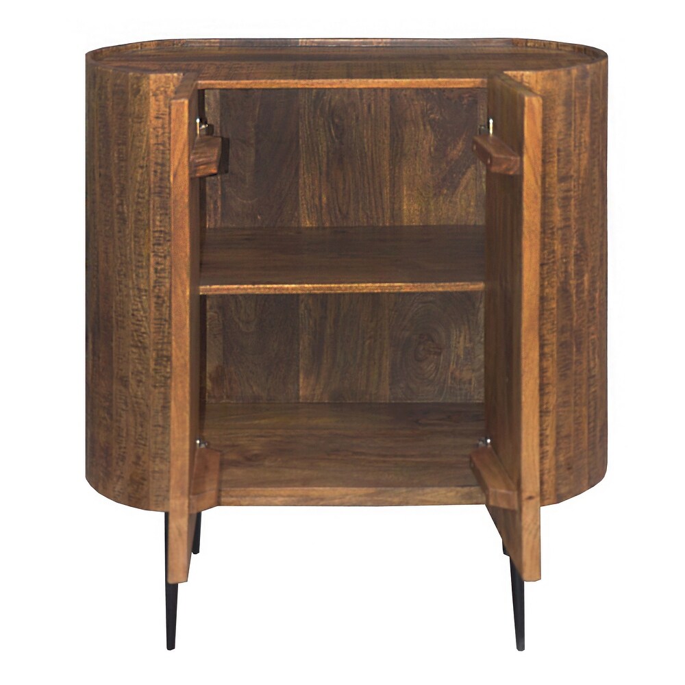 Jesse 35 inch Reclaimed Mango and Iron 2 Door Sideboard