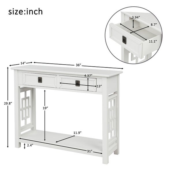 Modern control table with drawers for living room entrance corridor Entrance corridor office