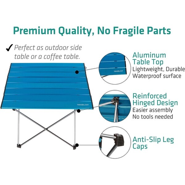 Lightweight Folding Camping Tables Small Collapsible Side Table