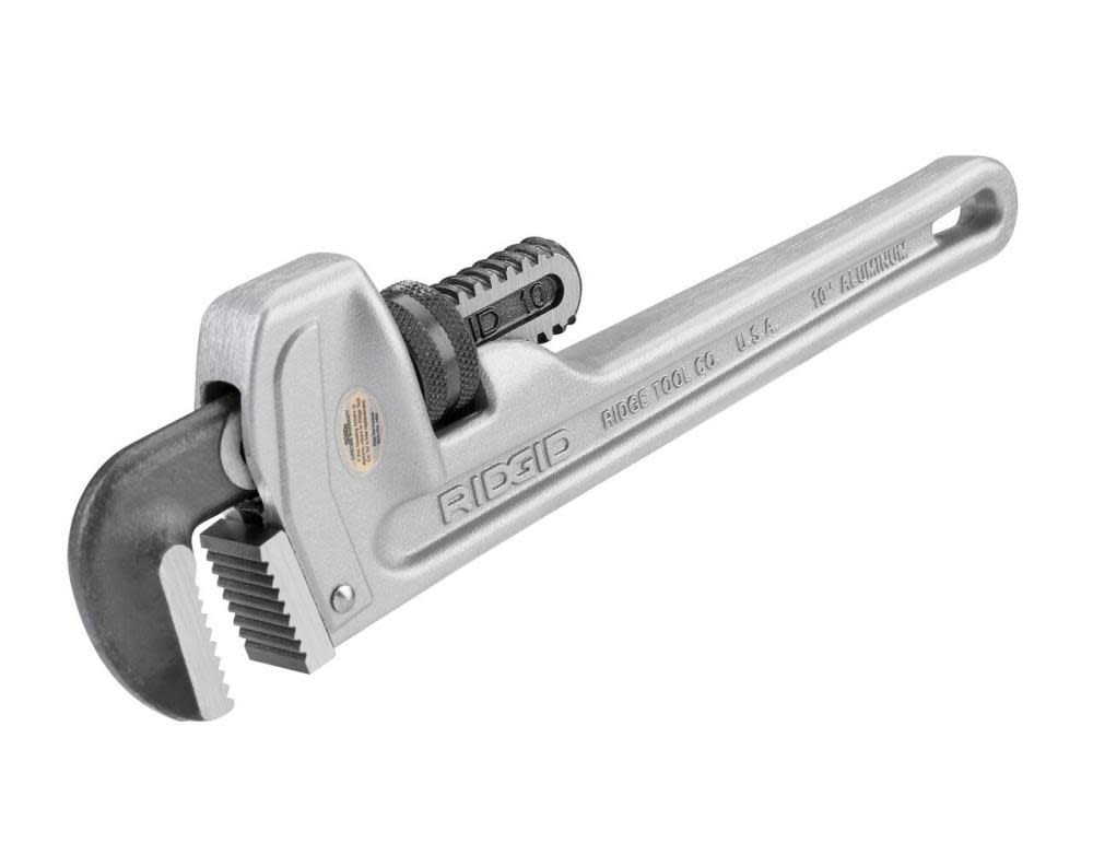 Ridgid 10 In. Aluminum Pipe Wrench 31090 from Ridgid