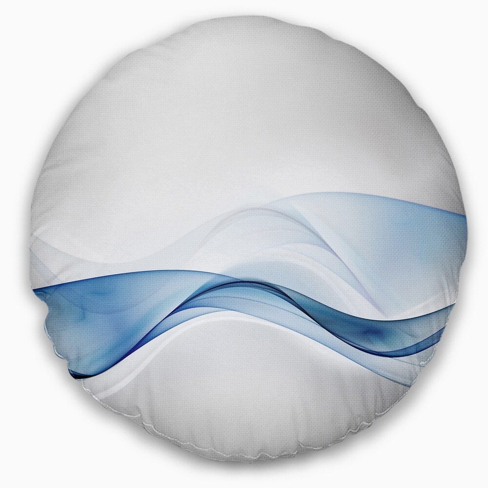 Designart '3D Wave of Water Splash' Abstract Throw Pillow