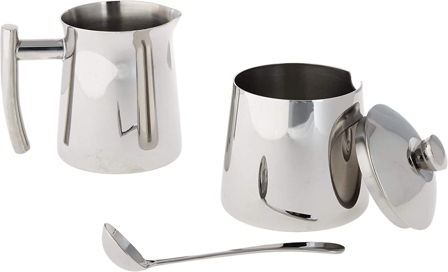 frieling usa 18/10 stainless steel creamer and sugar bowl set