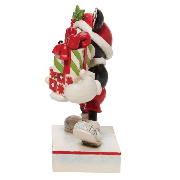 Jim Shore A Season Of Giving One Figurine 4 5 Inches Mickey Mouse Disney 6010869 Resin Multicolored