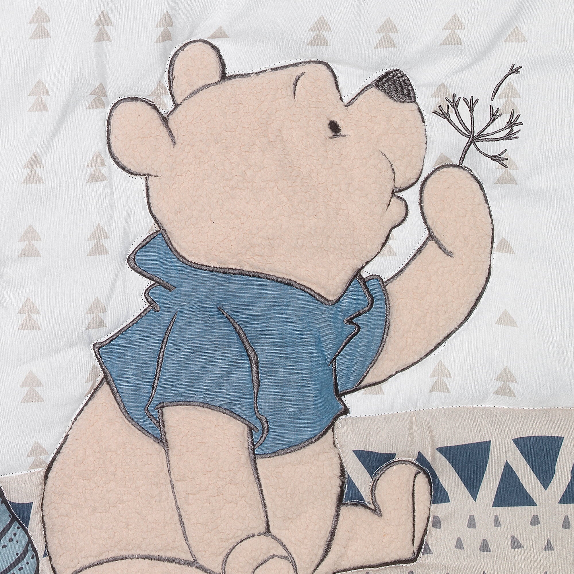 Disney Baby Forever Pooh 3-Piece Baby Crib Bedding Set by Lambs and Ivy - Blue