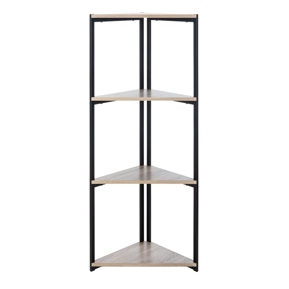 SAFAVIEH Logan 4 Tier Corner Bookshelf   16.5\