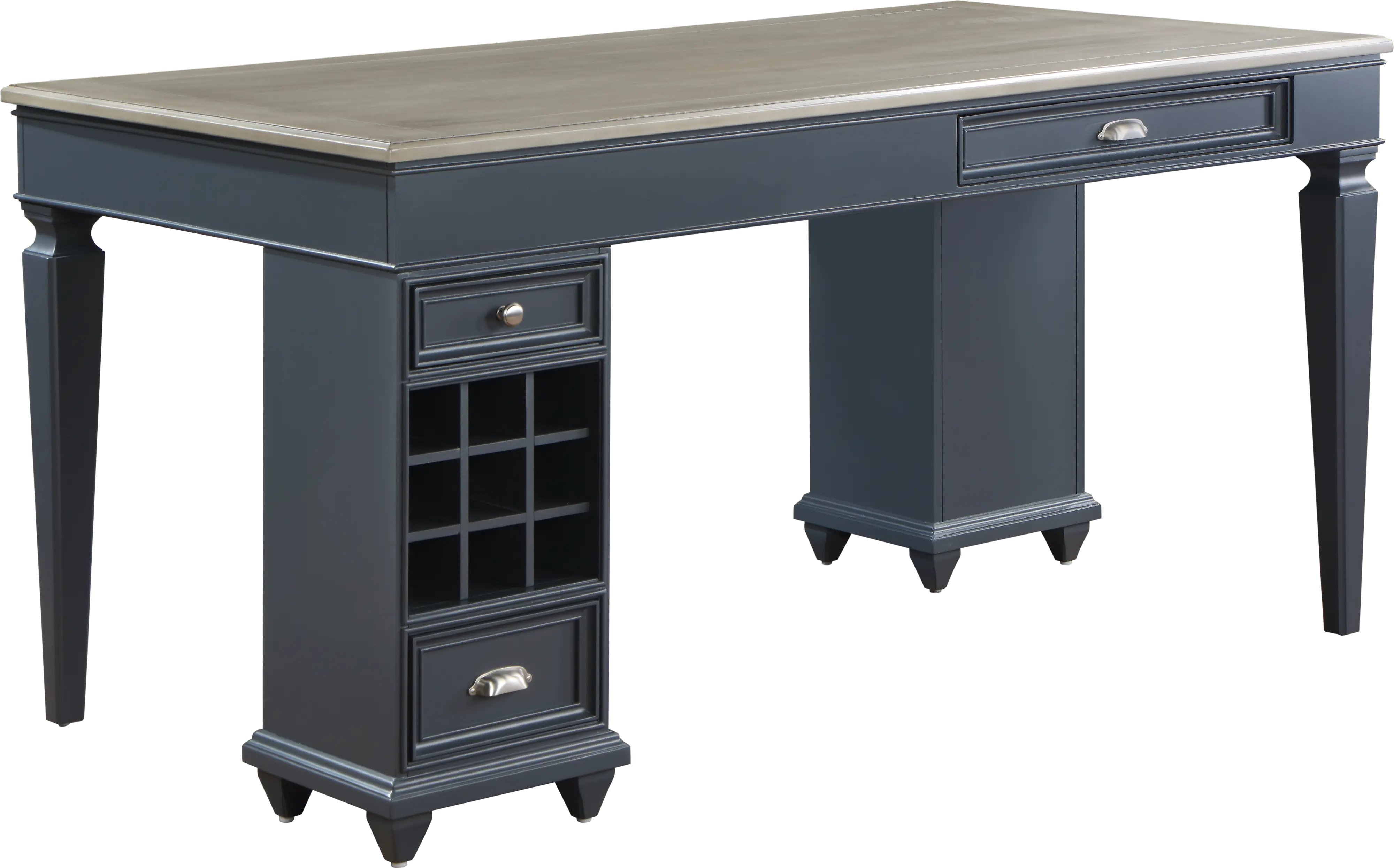 Vista Azul Graphite Gray Counter Height Dining Table