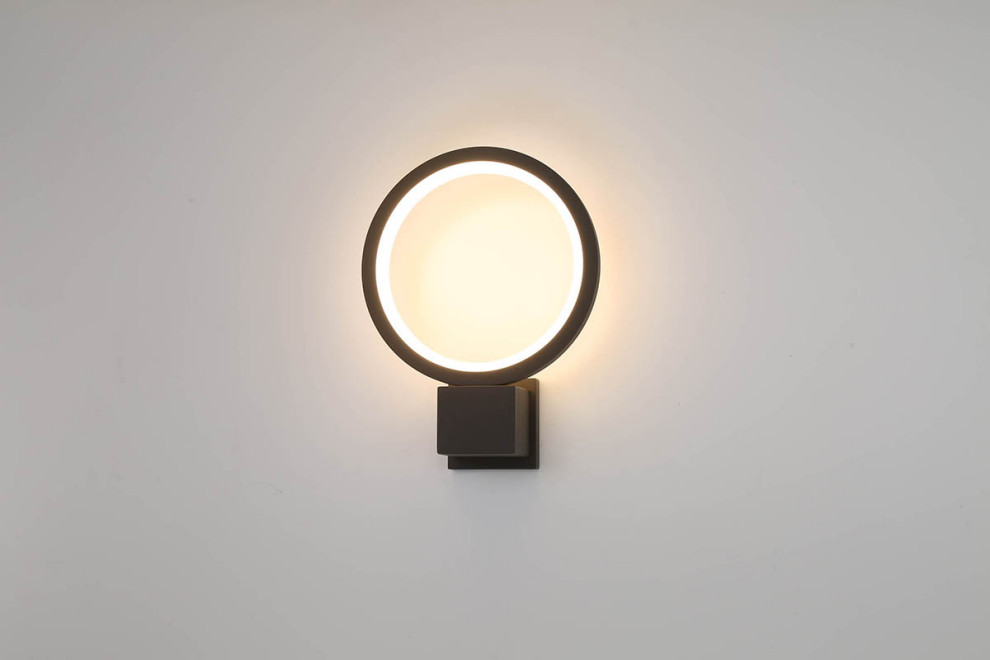 1 Light Modern  ampContemporary Outdoor Wall Light by Eurofase   Modern   Outdoor Wall Lights And Sconces   by HedgeApple  Houzz