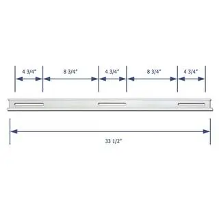 DuctlessAire 9000 - 36000 BTU Outdoor Wall Mounting Bracket for Ductless Mini Split Air Conditioners and Heat Pumps