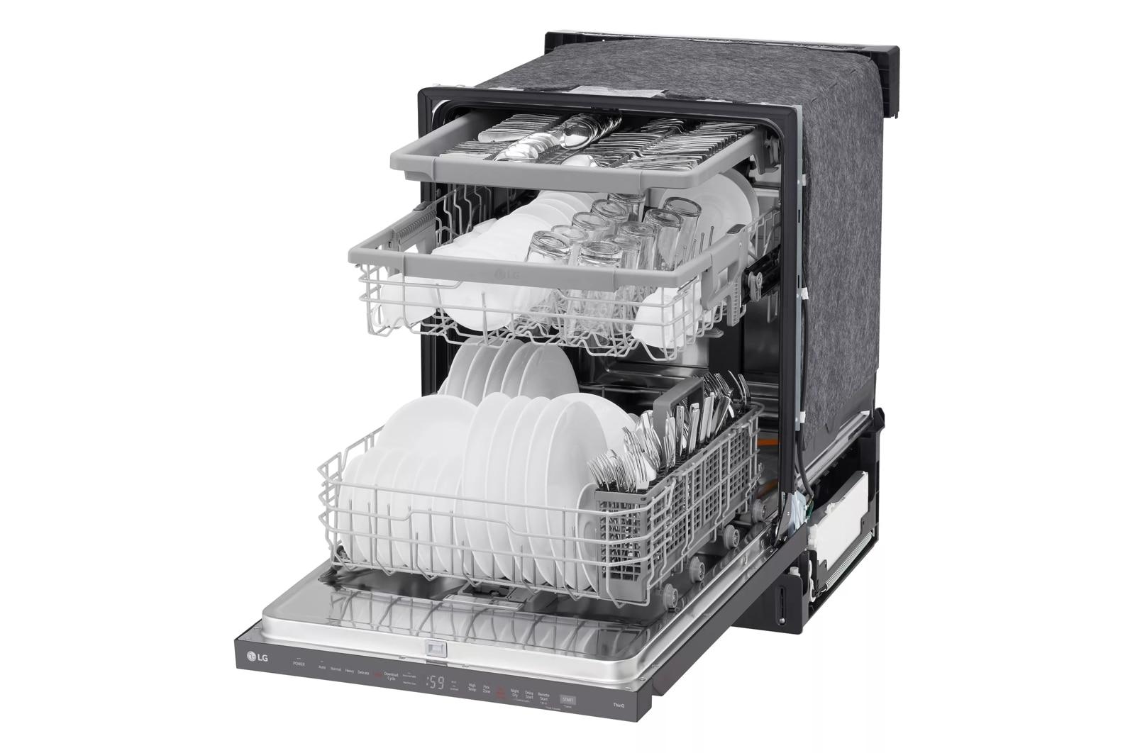 Lg LDPH5554D Smart Top-Control Dishwasher With 1-Hour Wash & Dry, Quadwash® Pro, And Dynamic Heat Dry™