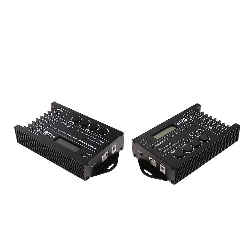 2pcs Dc12-24v 20a Wifi Programmable Timer Led Controller For Aquarium