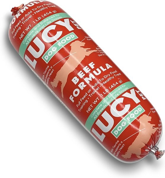 Lucy Pet Products Beef Formula Dog Food Roll