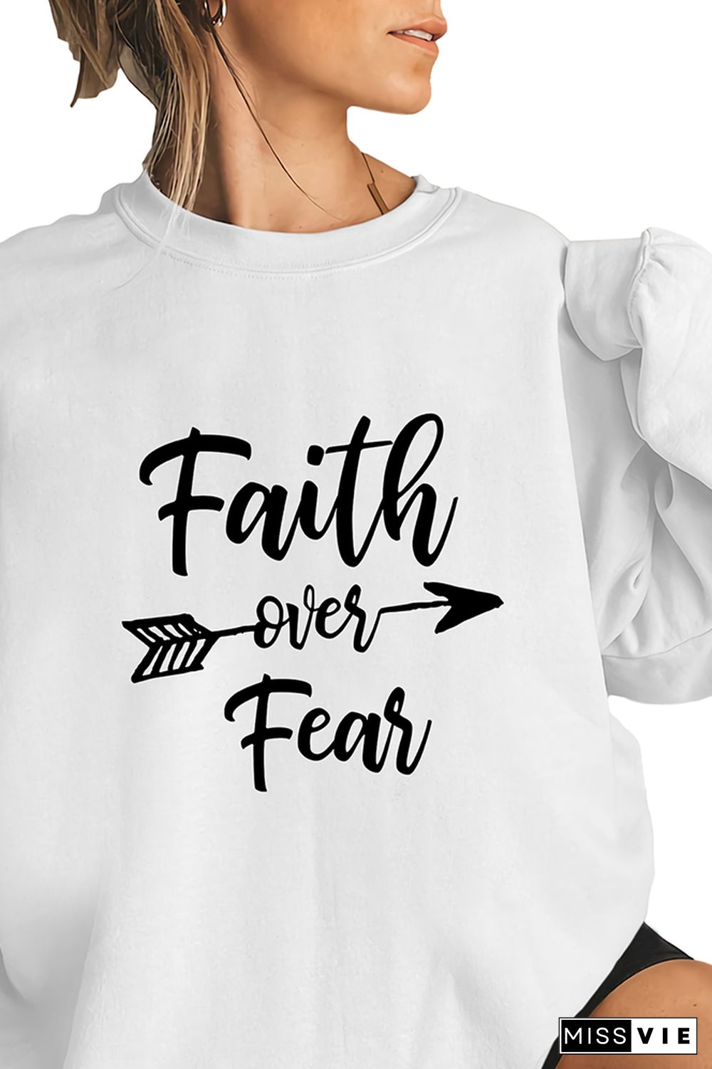 Faith over Fear Sweatshirt Wholesale