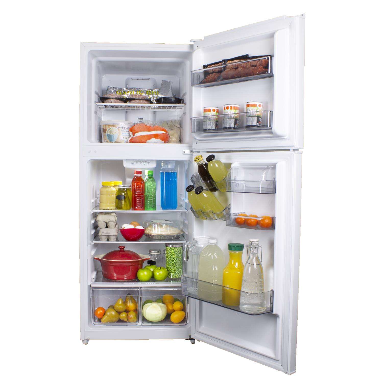 Danby 10.1 cu ft White Stainless Steel Refrigerator 150 W