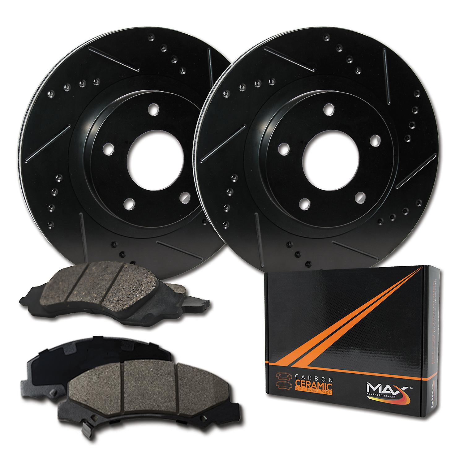 [Front] Rotors w/Ceramic Pads Elite Brakes (1995 - 2000 Cirrus Stratus)