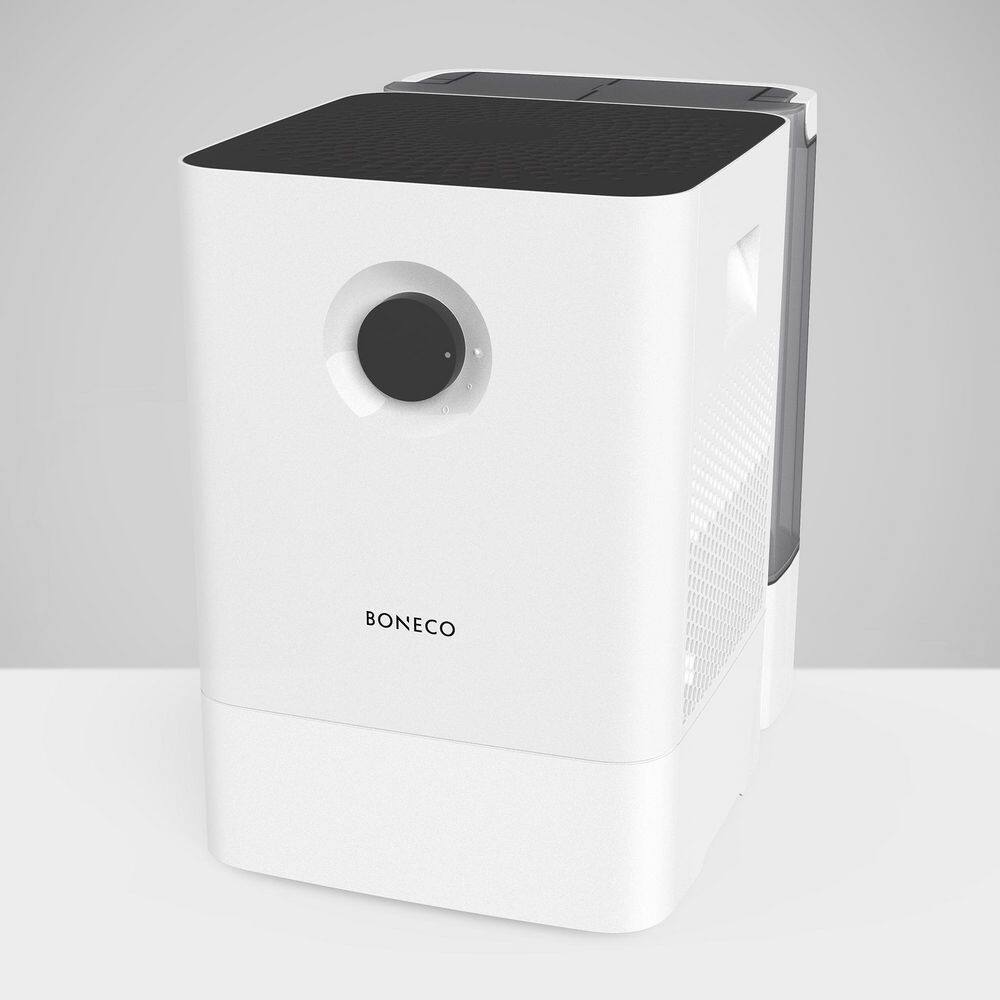 Boneco 2 in 1 Whisper Quiet Console Humidifier Air Washer With Auto Shut Off， White - Kejku