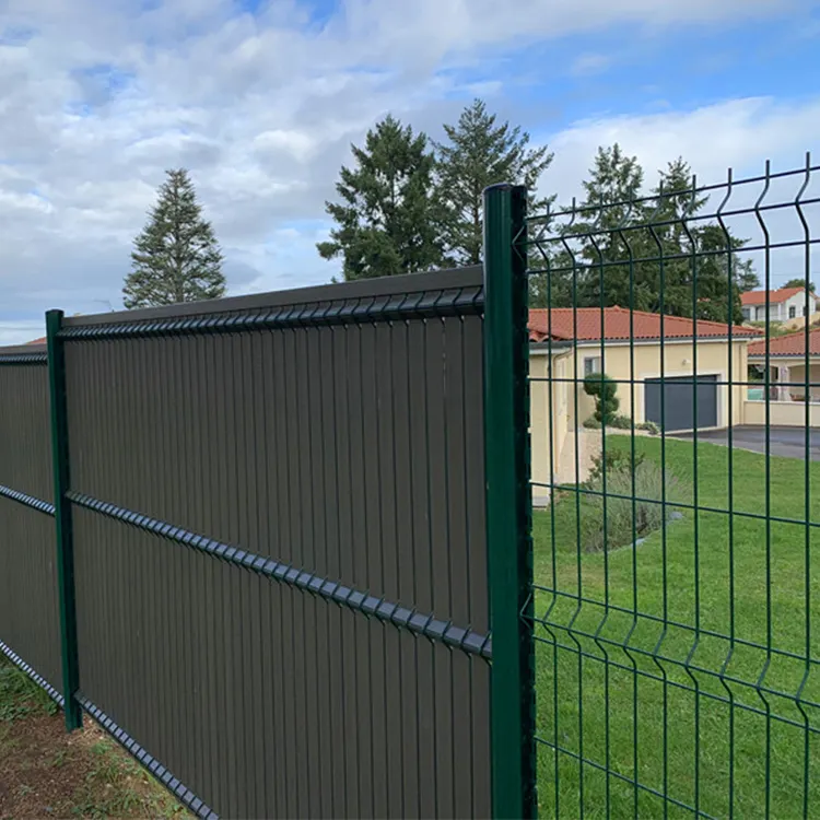 ISO 9001 Home Outdoor PVC Coated 3D Curved Welded Wire Mesh For Garden Fence