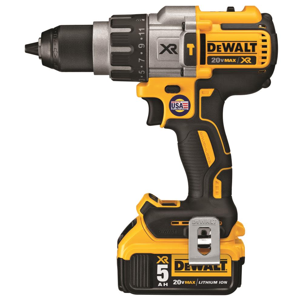 20V MAX XR LITHIUM ION BRUSHLESS 3-SPEED HAMMERDRILL KIT ;