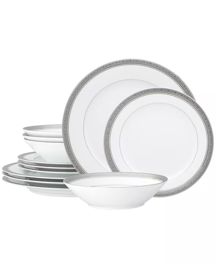 Noritake Crestwood Platinum Dinnerware Collection