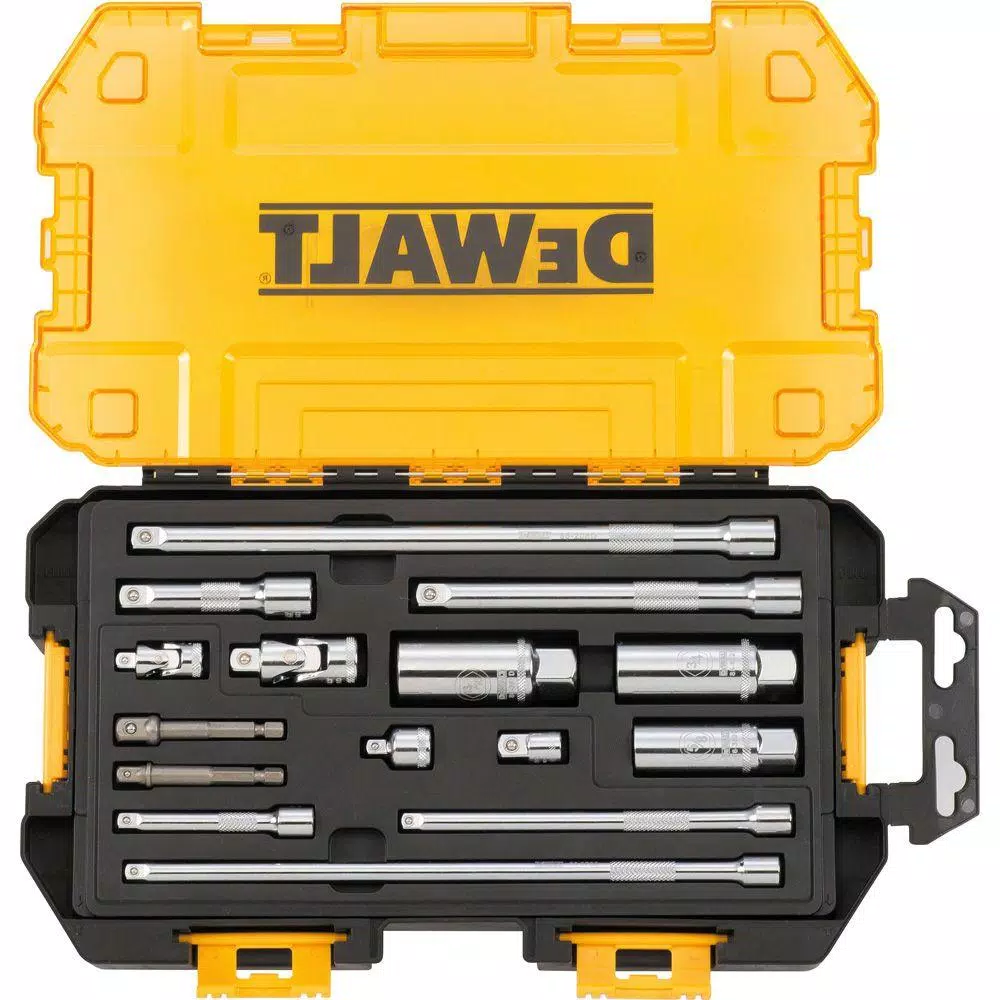 DEWALT 1/4 in. and 3/8 in. Drive Tool Accessory Set with Case (15-Piece) and#8211; XDC Depot