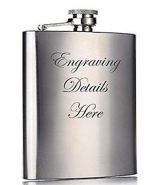 Personalized engraves 10oz hip flask