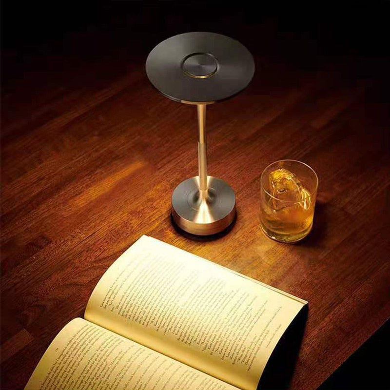 Simple charging desk lamp restaurant bar desk lamp touch