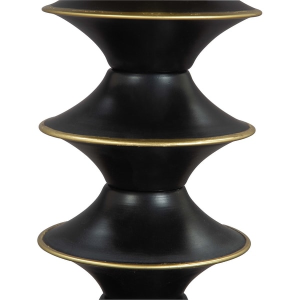 Donahue Side Table Gold and Black