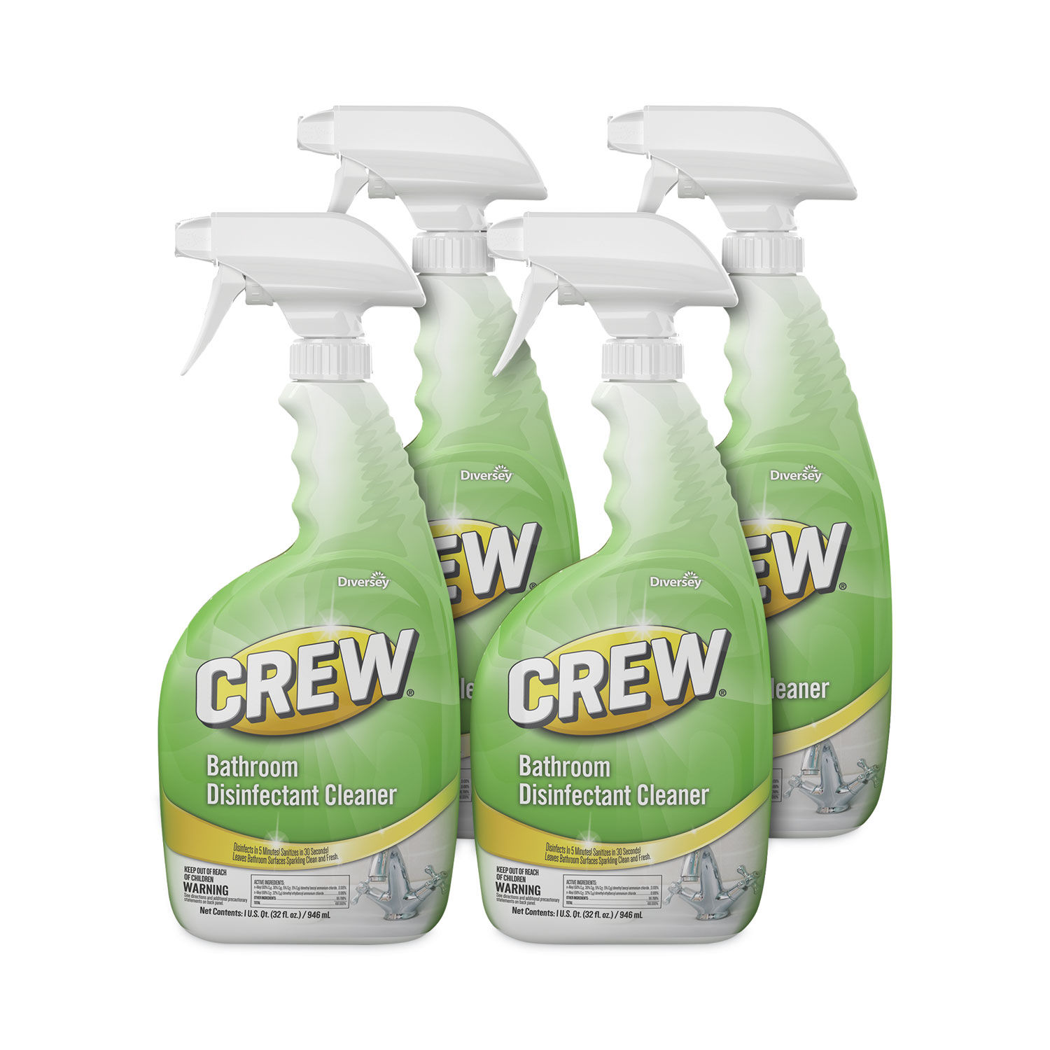 Crew Bathroom Disinfectant Cleaner by Diverseyandtrade; DVOCBD540199