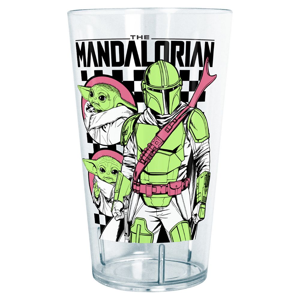 Star Wars Mando Checks 24-oz. Tritan Glass