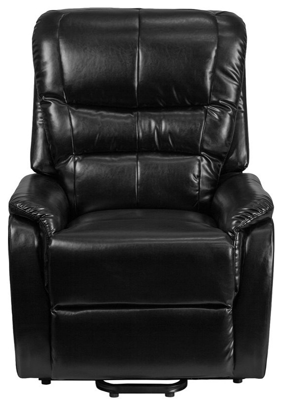 Flash Furniture Hercules Remote Powered Leathersoft Lift Recliner in Black   Contemporary   Recliner Chairs   by Furniture East Inc.  Houzz