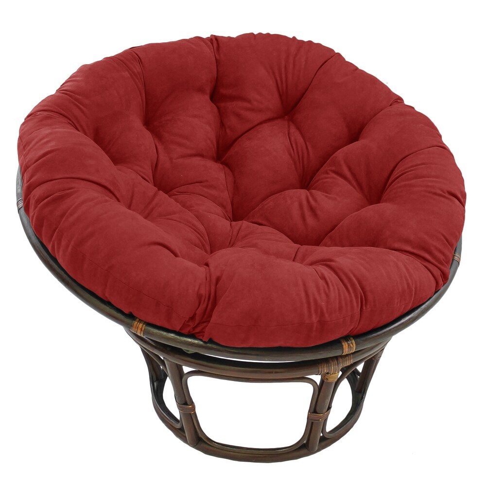 Microsuede Indoor Papasan Cushion (44 inch  48 inch  or 52 inch) (Cushion Only)