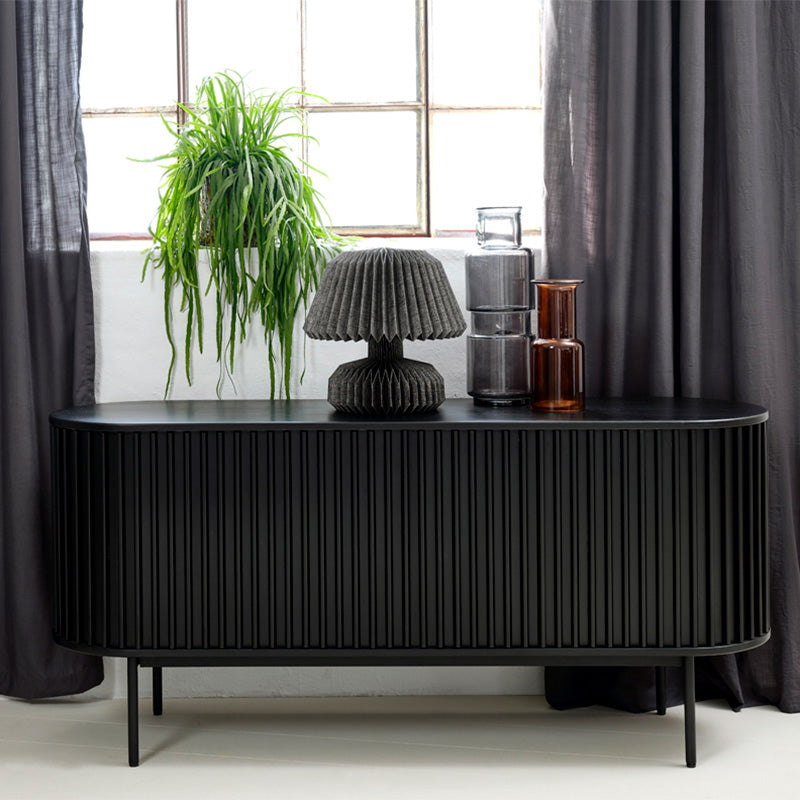 SIERRA Sideboard Buffet  160cm - Black Ash