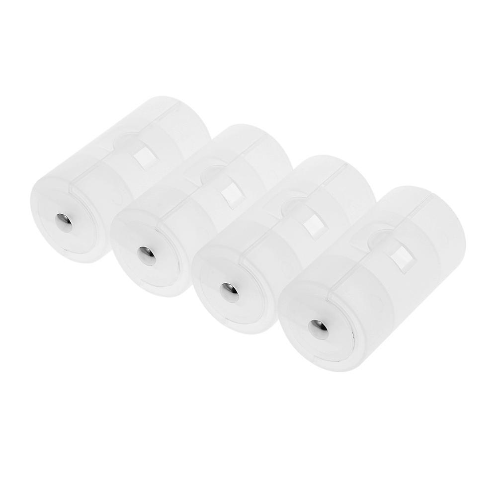 4 Aa To D Battery Converter White