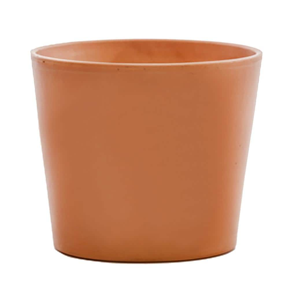 Pennington 10 in. Medium Terra Cotta Clay Flair Pot Cabo 100523388