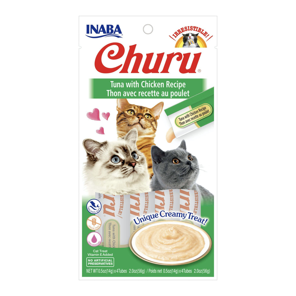 Inaba Churu Purees Tuna and Chicken Cat Treat - 0.5oz