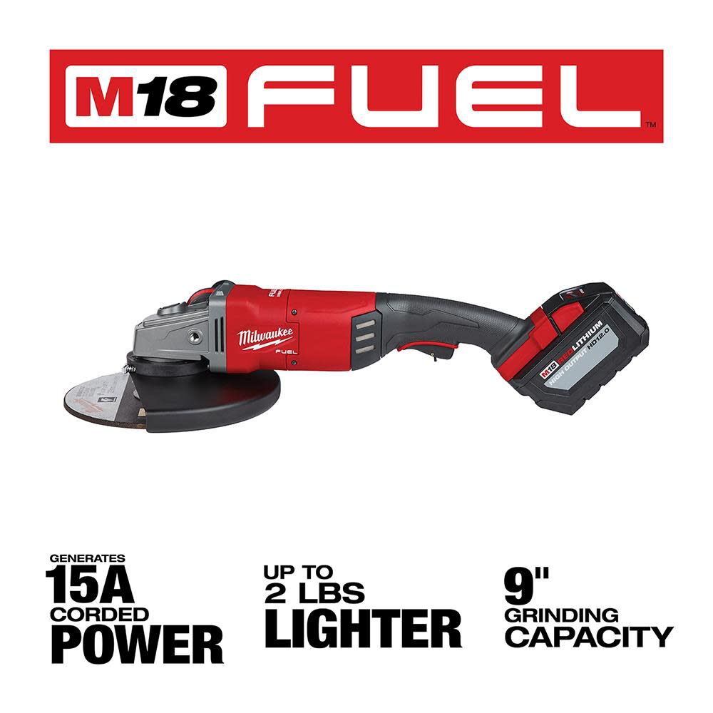 MW M18 FUEL 7 in. / 9 in. Large Angle Grinder Kit 2785-21HD from MW