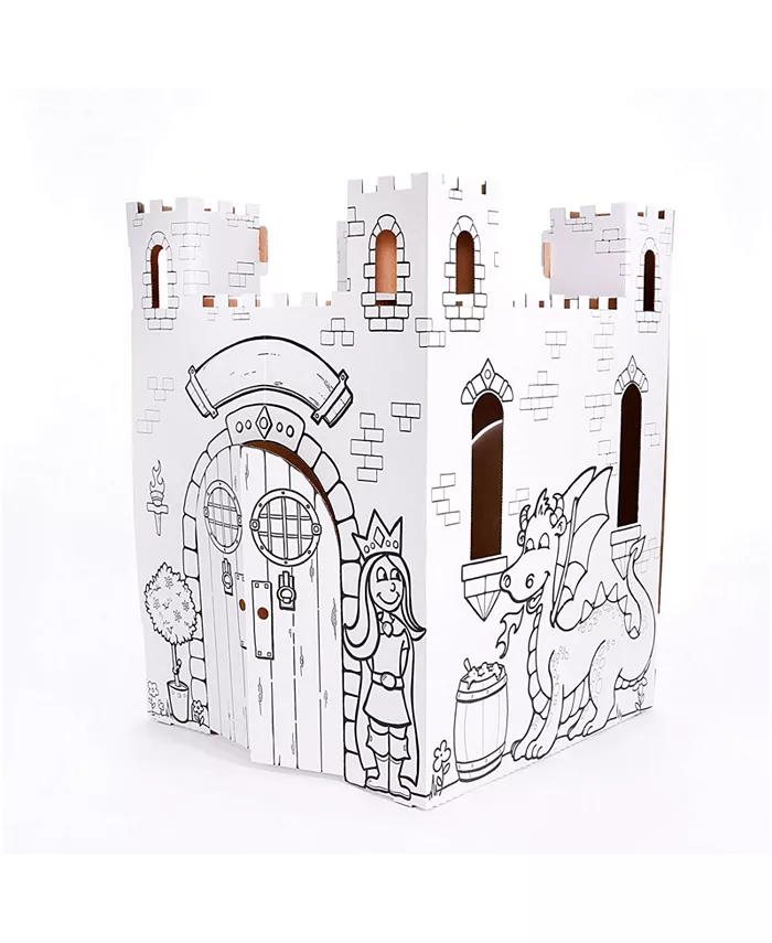 Easy Playhouse Fairy Tale Castle Cardboard Playhouse