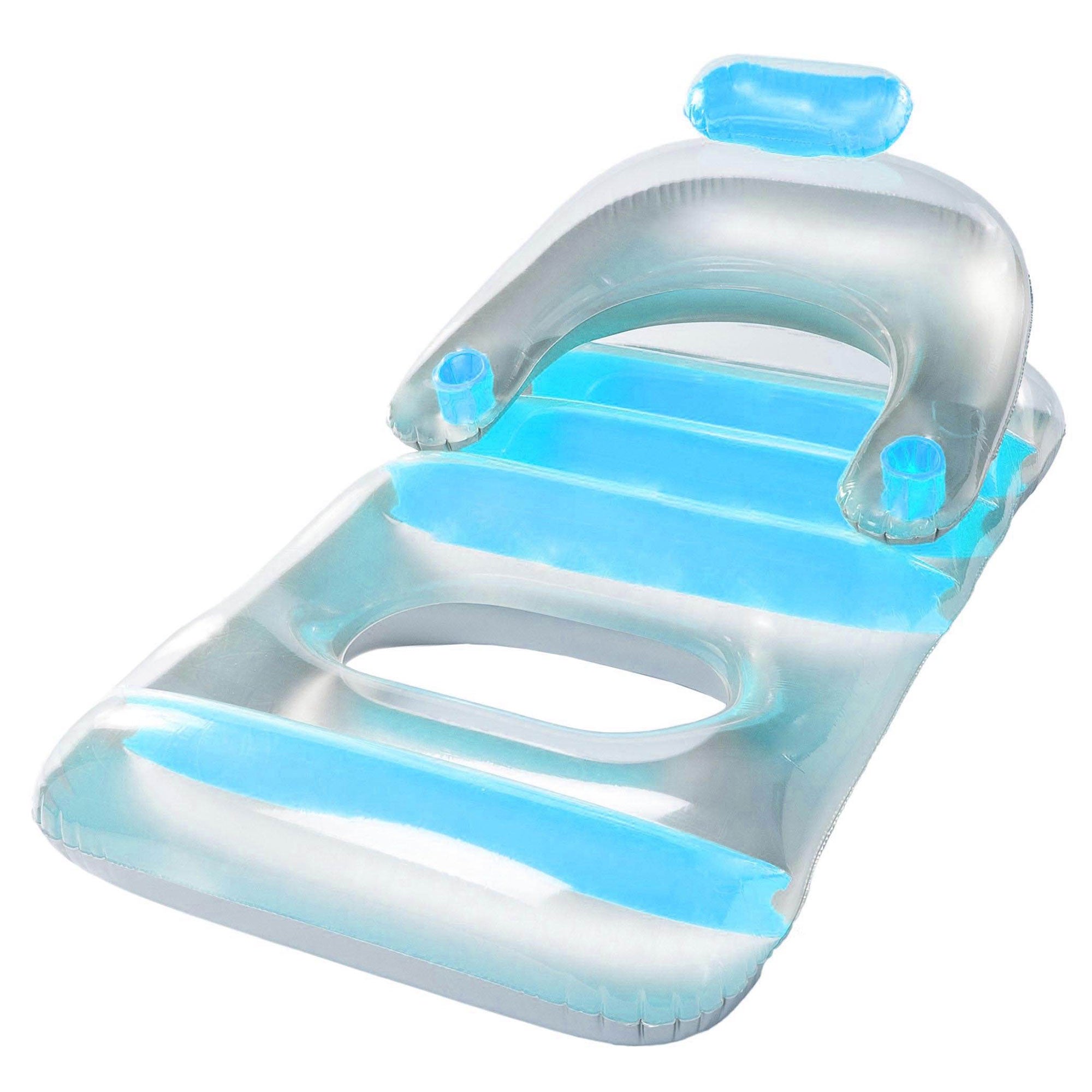 12 Swimline 9041 Swimming Pool Inflatable Deluxe Lounge Chairs w/Back Supports