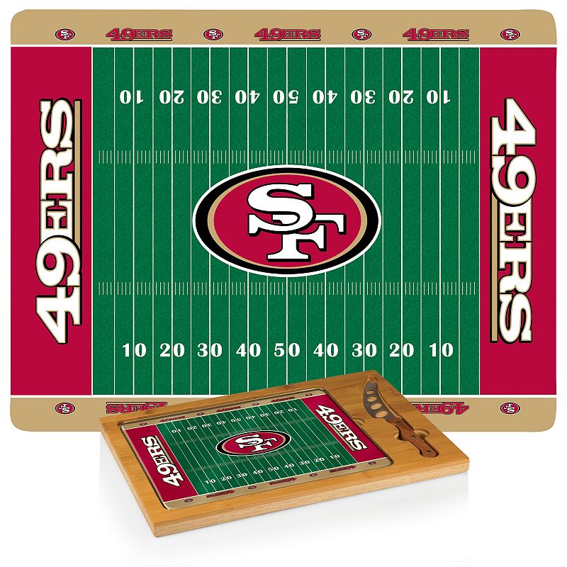 Picnic Time San Francisco 49ers Cutting Board Serving Tray