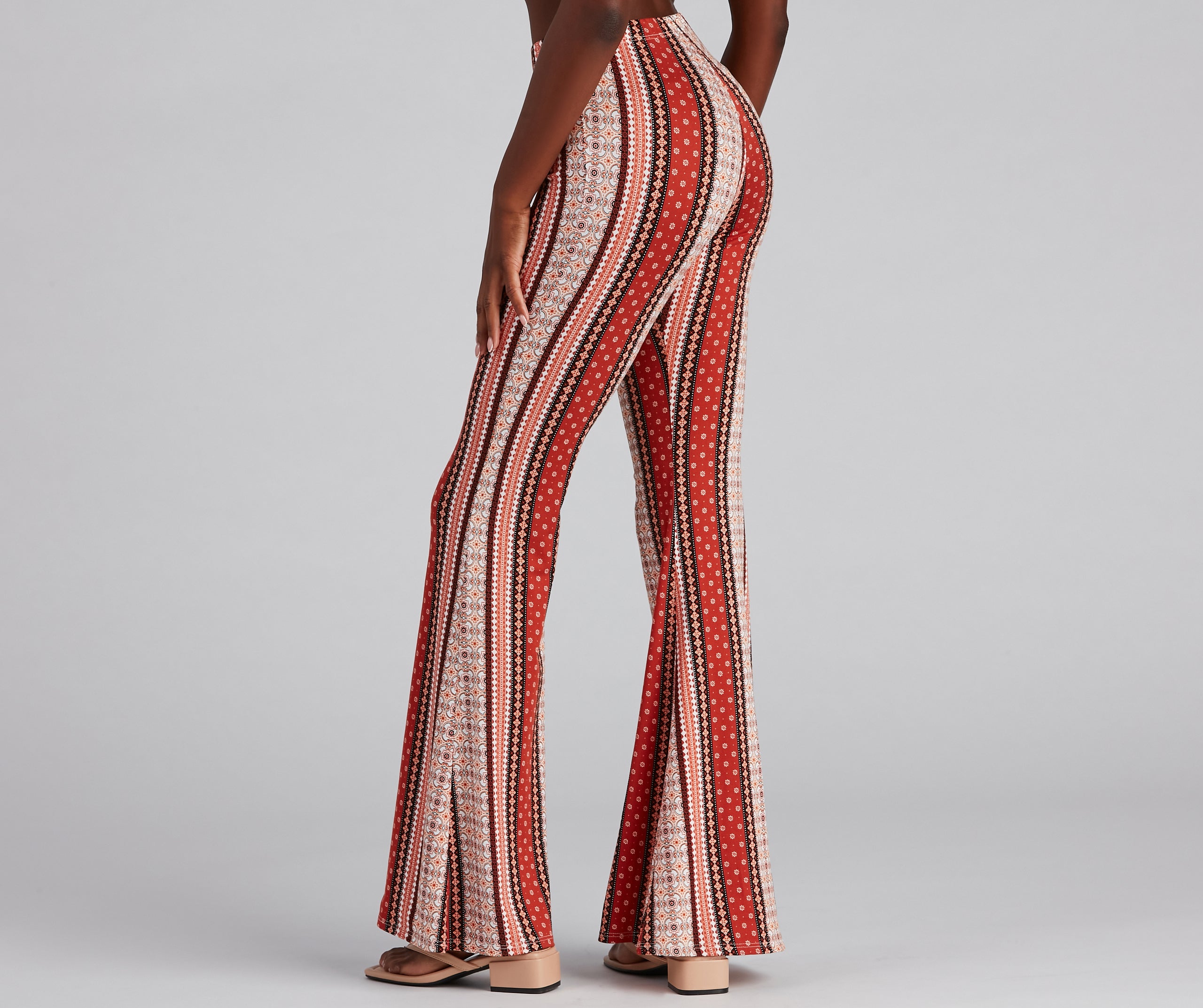 Stylish Tribe High-Rise Flare Pants