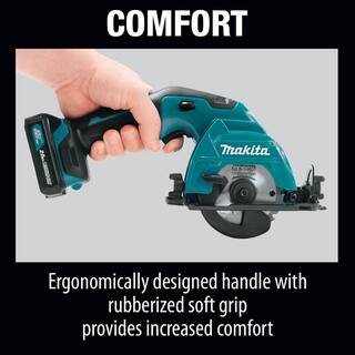 Makita 12V max CXT Lithium-Ion Cordless 3-38 in. Circular Saw Kit Case (2.0Ah) SH02R1