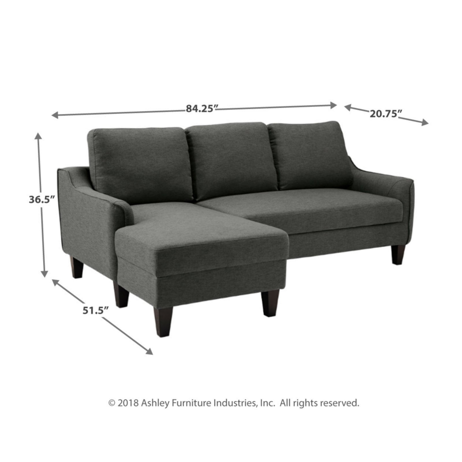 Signature Design by Ashley Jarreau Chaise Sofa Sleeper