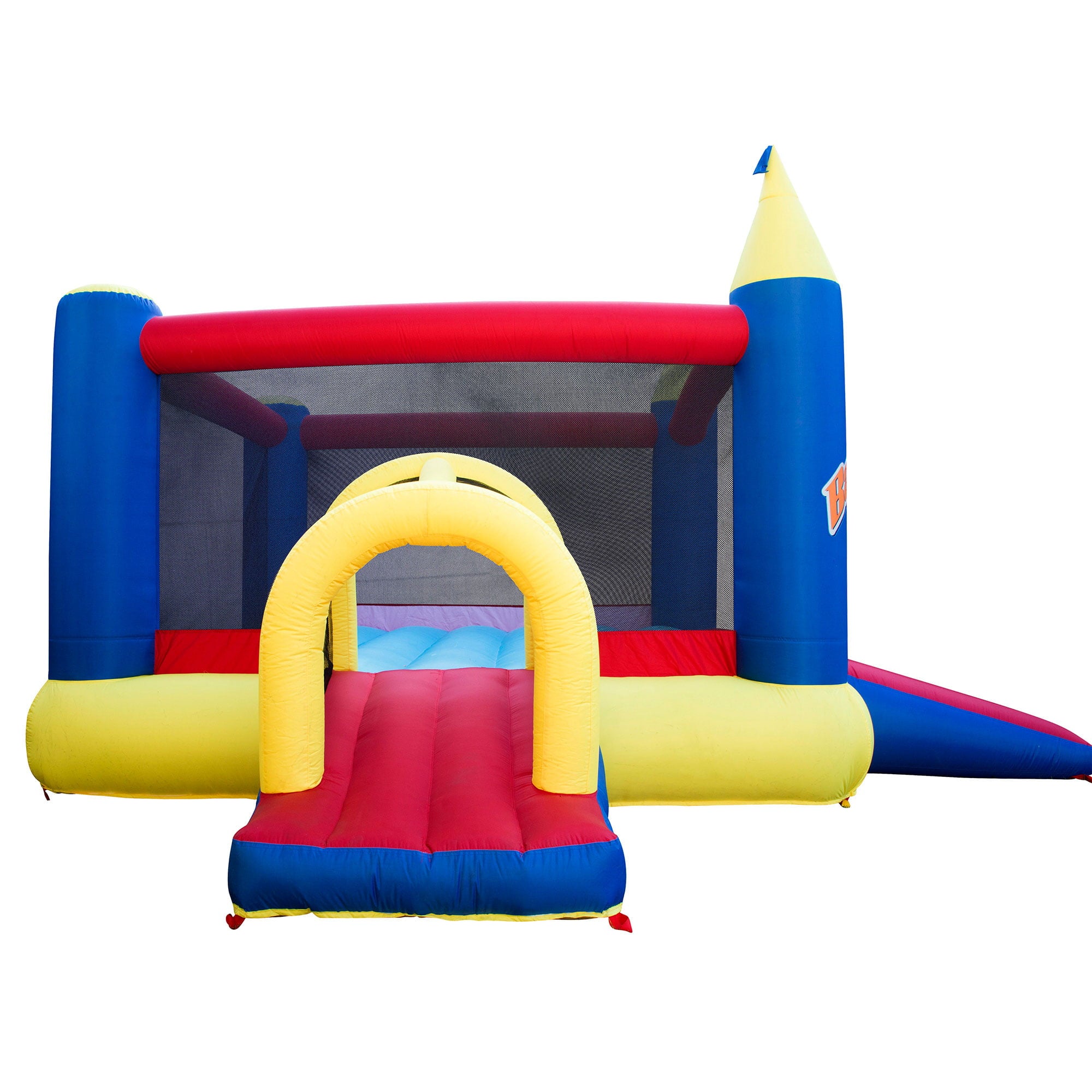 Banzai Toss Like A Boss Giant Pong Lawn Game and Slide N Fun Bounce House