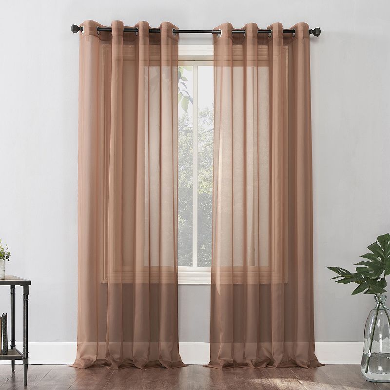 No. 918 Emily Sheer Voile Grommet Single Curtain Panel