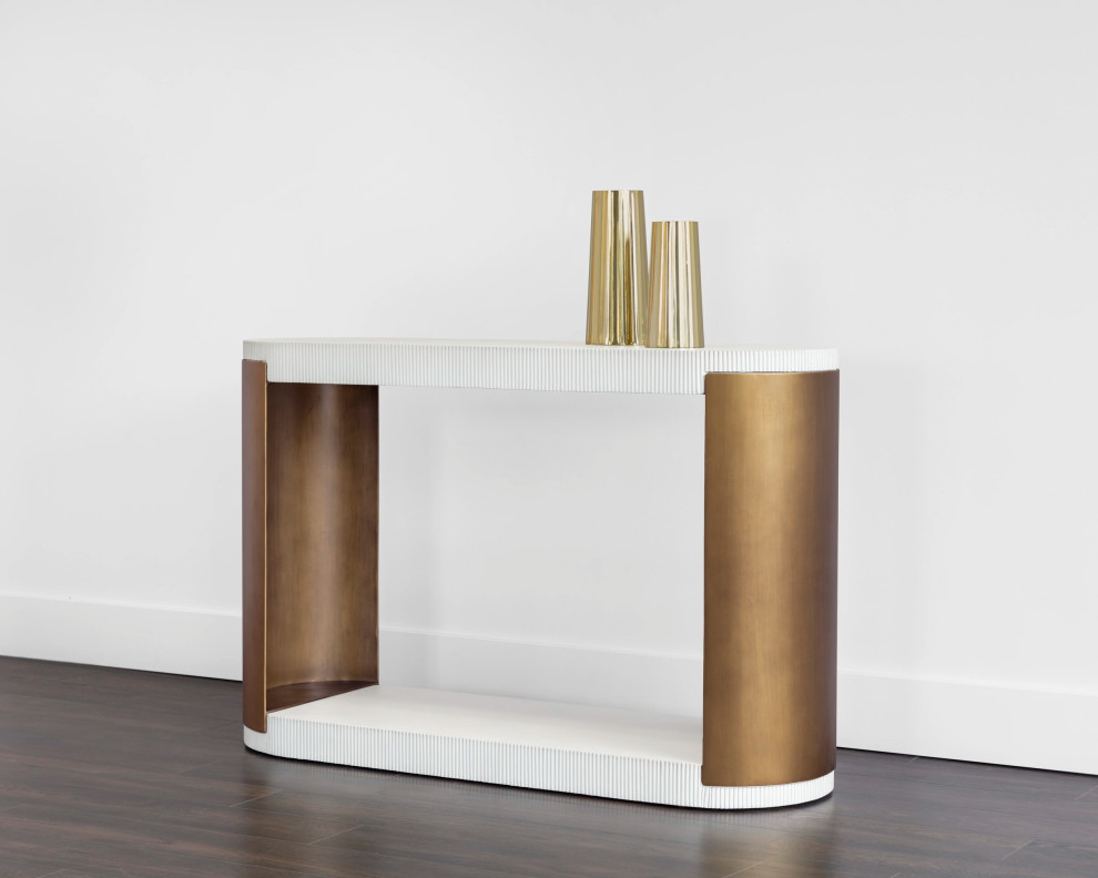 Cavette Console Table   Contemporary   Console Tables   by Sunpan Modern Home  Houzz