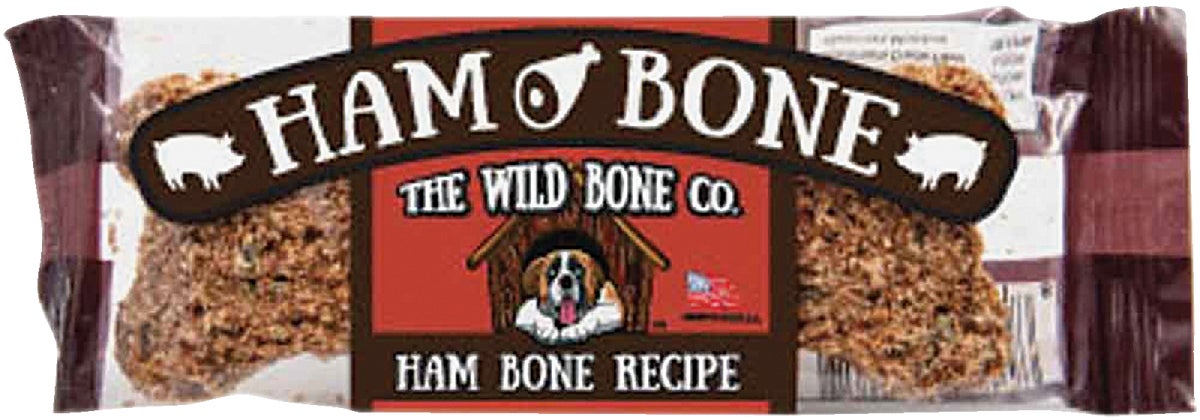 The Wild Bone Company Ham Bone Dog Treat (Pack of 24)