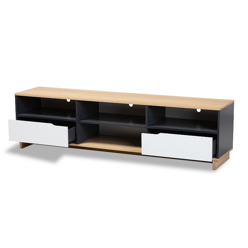 Baxton Studio Reed TV Stand