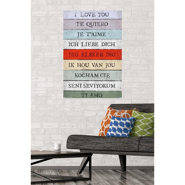 Trends International Love Language I Love You Unframed Wall Poster Prints