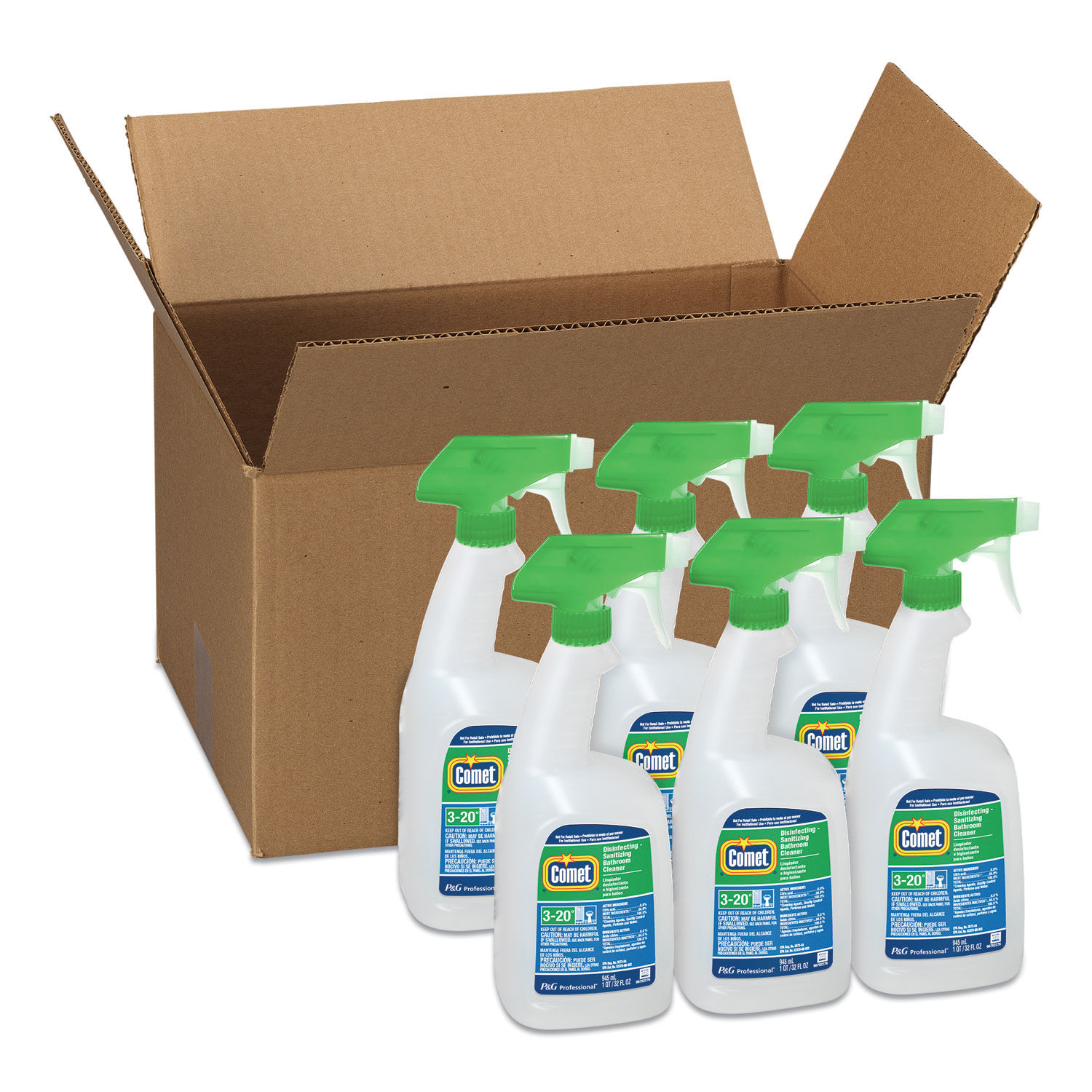 Disinfecting-Sanitizing Bathroom Cleaner by Cometandreg; PGC19214