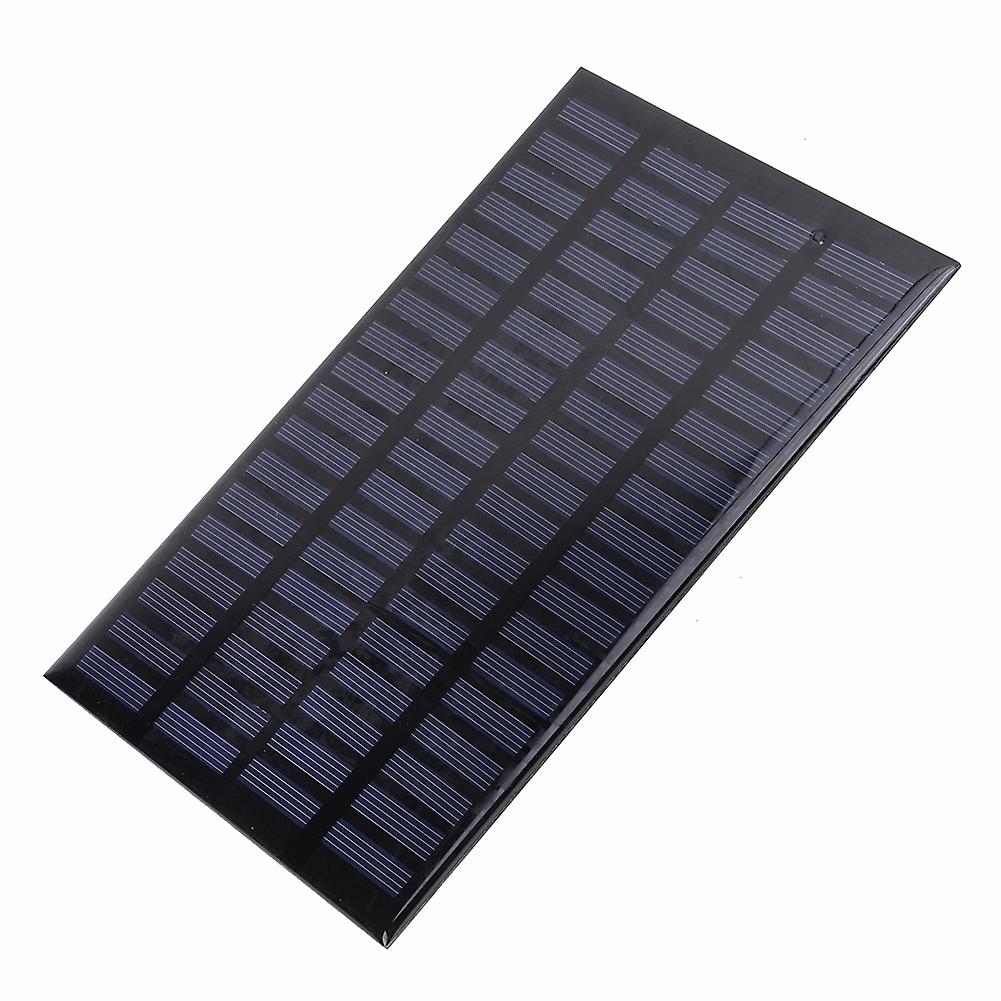 2.5w 18v Portable Black Stable Efficient Polycrystalline Silicon Solar Cell Panel For Diy Power Charger