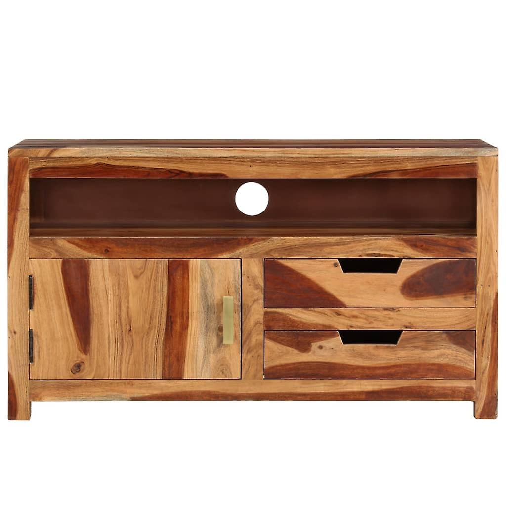 Tv Cabinet 90x34.5x50 Cm Solid Wood Acacia